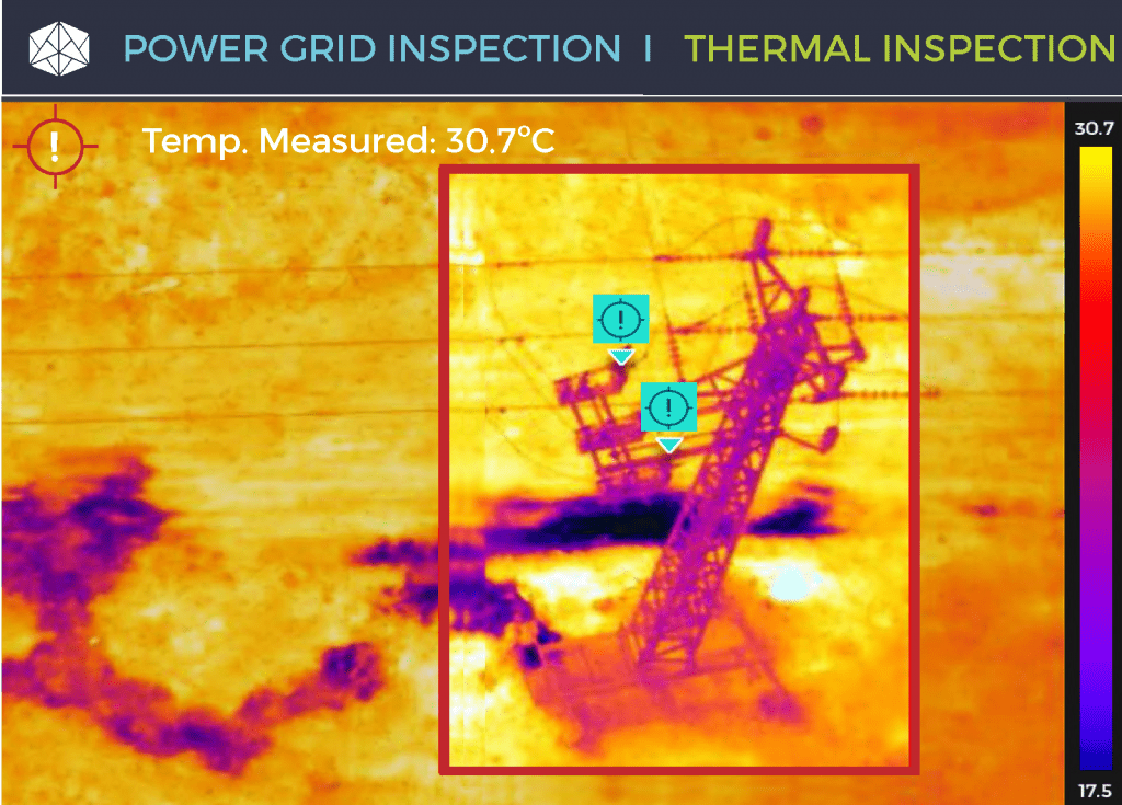 thermal image power lines