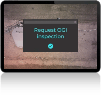 Request OGI Inspection on iPad